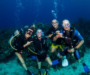 divemaster internship in roatan students