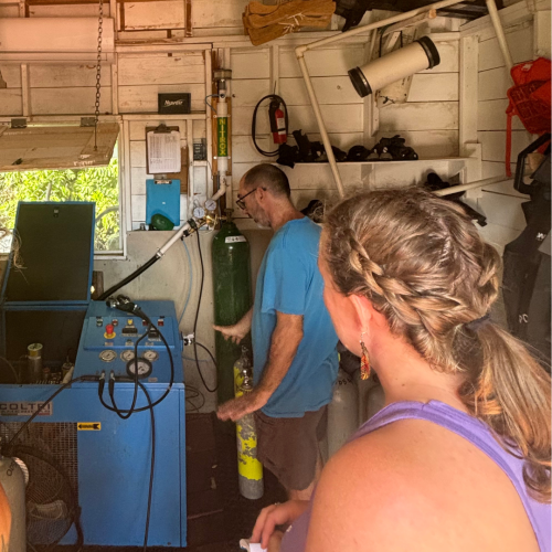 PADI Nitrox course in Roatan Honduras